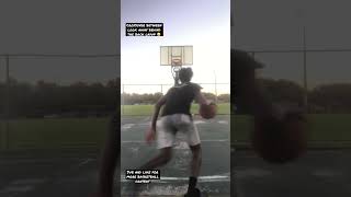 Crossover between look away from the rim crazy layup omg…👀 #shorts #basketball