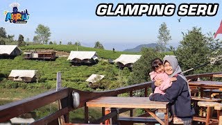 liburan Seru bareng keluarga di glamping lakeside bandung