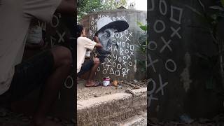 Melukis ke timur || gambar mural wajah di maumere #shortvideo #art #mural #gambarwajah