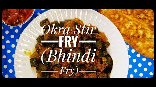 Okra Stir Fry | Frozen Okra Fry | Bhindi Fry | Spicy Lady's Finger Fry Recipe | Anees