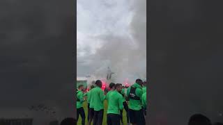 Le soutien des supporters de Saint-Étienne avant le derby à Lyon demain. 💥💚