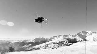 FPV Ski Freestyle | Les Arcs | Black & White