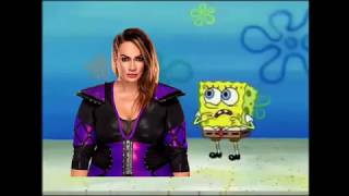 Nia Jax's vs Alexa Bliss Entirely Potrayed by Spongebob!