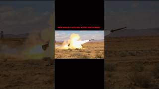 high mobility artillery rocket fire (HIMARS) #military #shots #army #shortvideo #shorts #short