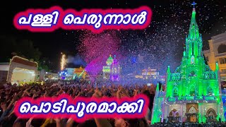 പൊടിപൂരമായി ലൂർദ്ദ് പള്ളി പെരുന്നാൾ | Lourde Cathedral Church Thrissur | HARISH G