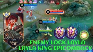 LAYLA VS HARLEY❗BUILD ONE SHOT ENEMY DELETE! KING EPICOMBACK | build top 1 global Layla