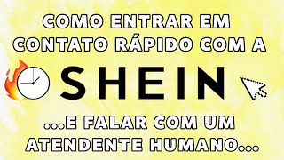 Como entrar em contato MUITO RÁPIDO com a Shein | resolva seu problema em minutos #sheinbrasil