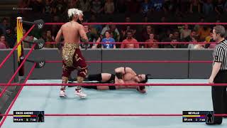 WWE 2K18 Catching Middle Rope DDT