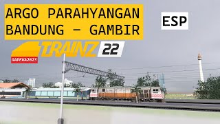 FULL TRIP ARGO PARAHYANGAN BANDUNG - GAMBIR  | TRAINZ SIMULATOR INDONESIA