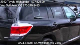 2012 Toyota Highlander for sale in Montrose, CO 81403 at the