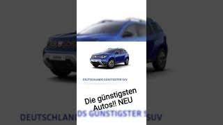 Die günstigsten NEUWAGEN! Dacia Modelle 2021 #shorts