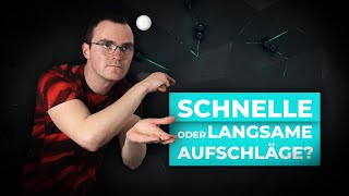 Aufschlaggeschwindigkeit / smarTT / Tischtennis