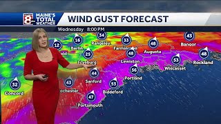 Timing out when rain will be heaviest, wind gusts will be strongest