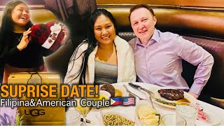 OUR FIRST VALENTINES DATE TOGETHER FILIPINA&AMERICAN Couple 🇺🇸🇵🇭#filipinamarriedtoforeigner