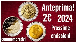 Monete Euro 2024 - Anticipazioni -Tutte le Novità: 2€ Commemorative Germania Estonia Slovenia