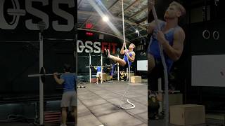 Rope climb #rope #ropeclimbing #challenge #crossfit #gymnast کلاس های تخصصی ژیمناستیک کراسفیت