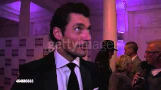 David Gandy on investments, designers and kilts at the Scottish Fashion Awards (01/09/2014)