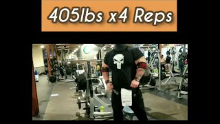 405lbs x 4 Reps Bench Press 184kg #gym #gymlife #viral