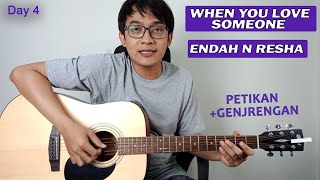 (Tutorial Gitar Simpel) Endah n Resha - When You Love Someone