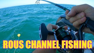 🛥️🎣🐟 ROUS CHANNEL FIRST TIME - ALMOST LOST THE ANCHOR