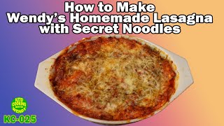 How to Make WENDYS EASY HOMEMADE LASAGNA With Secret Noodles