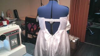 How to Add Back Panels to Make Dress Fit @sewwhatseamstress9076