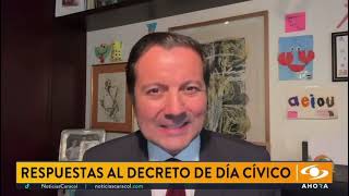 "El día cívico fue una jugadita del Presidente para desincentivar la masiva marcha del 21 de abril"