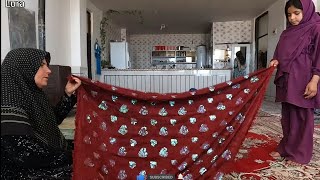 Sewing Lori Clothes: A Glimpse into Rural Nomadic Life in Iran 🧵 | Family & Tradition