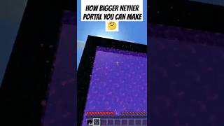 HOW BIG CAN BE NETHER PORTAL IN MINECRAFT| LOKICRAFT NETHER PORTAL HACKS MINECRAFT NETHER CHALLENGE