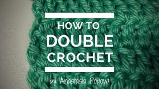 How to Double Crochet and Double Crochet in Rows