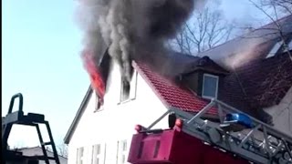 Dachstuhlbrand in Teltow