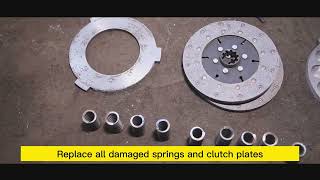 Replace the clutch plate   all models