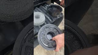 Clean the air filter element   4.5 ton, 5 ton