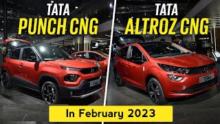 upcoming cng cars in february 2023। tata punch cng। maruti brezza cng। tata altroz cng। umu