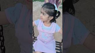 jhula jhulke maza agya... like kardo🥰#cutebaby #shorts #ytshorts