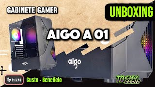 🎁 GABINETE Gamer AIGO A01, melhor CUSTO BENEFICIO 👈✅ | ToshyGamer