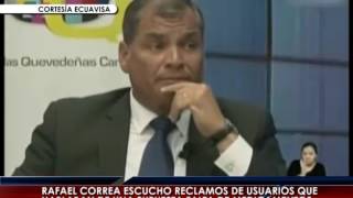 CONFLICTO CORREA Y PUEBLO SOBRE MEDICINA