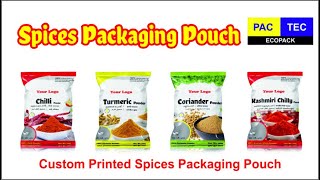 Spices Packaging Pouches, Spices Packaging Materials