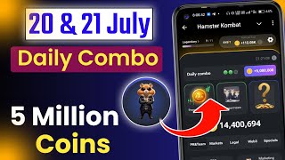 Hamster Kombat Daily Combo 21 July || 20th to 21th July || Hamster Daily Combo Today | Daily Combo