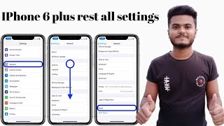 iphone 6 plus reset all settings #SETTINGS_BD  #IPhone #6s #reset #settings #short English tutorial