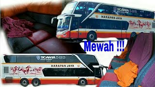 Cinematic Bus ~ Ada Kasurnya - Po.Harapan Jaya,Double Decker By Adiputro - Scania K410IB OT #EM DEF