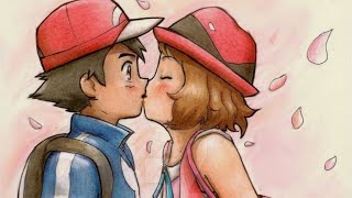 Ash x Serena AMV amourshipping /#shorts #pokemon /amourshipping AMV