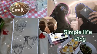 فلوق طلعه مع البست فريند🧸💛° طبخ🍲 °اكل صحي🥒•رسم ✨🪄boring life vlog