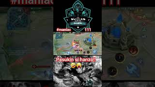 pasukin si hanzo para sa maniac🤣🤣😜 #mobilelegends #balmond #shortvideo #shortsfeed #short #shorts