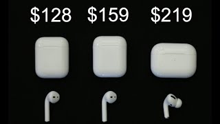 Which is the Best? (AirPods 1 vs AirPods 2 vs AirPods Pro)