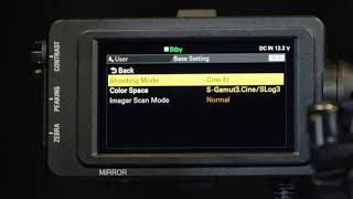 Sony PXW FS7 MKII menus