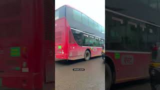 BEST electric double decker bus #bestbus #viralshort #mumbaibestbuses #mumbai #ytshorts