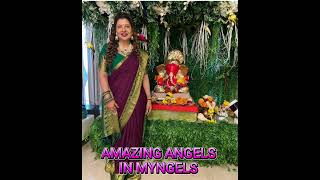 AMAZING ANGELS IN MYNGELS/MYSORE SILK SAREES/7TH CHAKRA SILK KURTA/FESTIVE VIBES#myngels #shortvideo