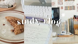 🌻 study vlog | back to studying 📑 exams, online class, org work ✨ engineering student