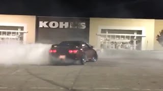 R32 GTR burnout at 10k limiter